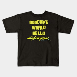 Goodbye World! Kids T-Shirt